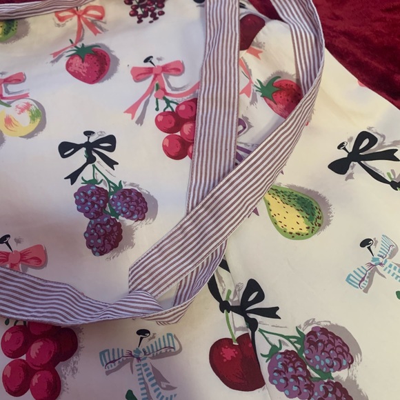 Anthropology Elevenses fruit pattern skirt - Picture 3 of 7